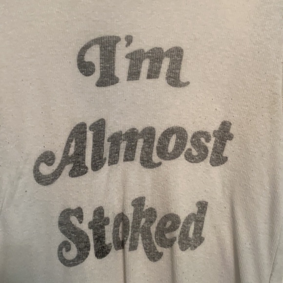 Wildfox I’m Almost Stoked T-Shirt - Picture 4 of 4